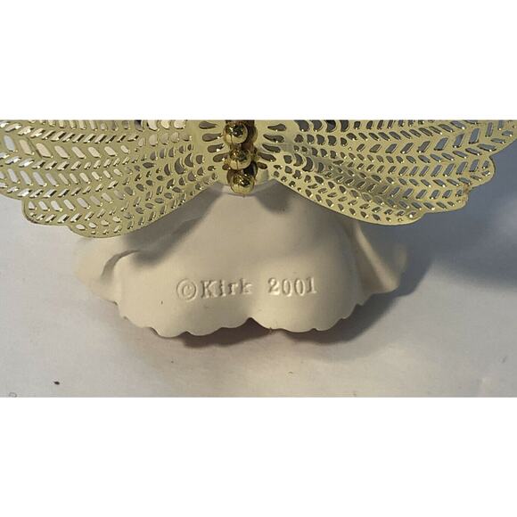 Angel Cheeks Halloween Figurine “Witch Hat and Broom” 2001 Russ Kirk Critters - Picture 3 of 4